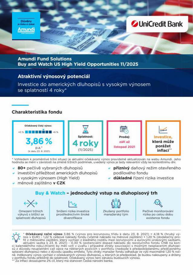 Unicredit Bank leták fondu. Unicredit Bank (2021-10-28-2021-11-30)