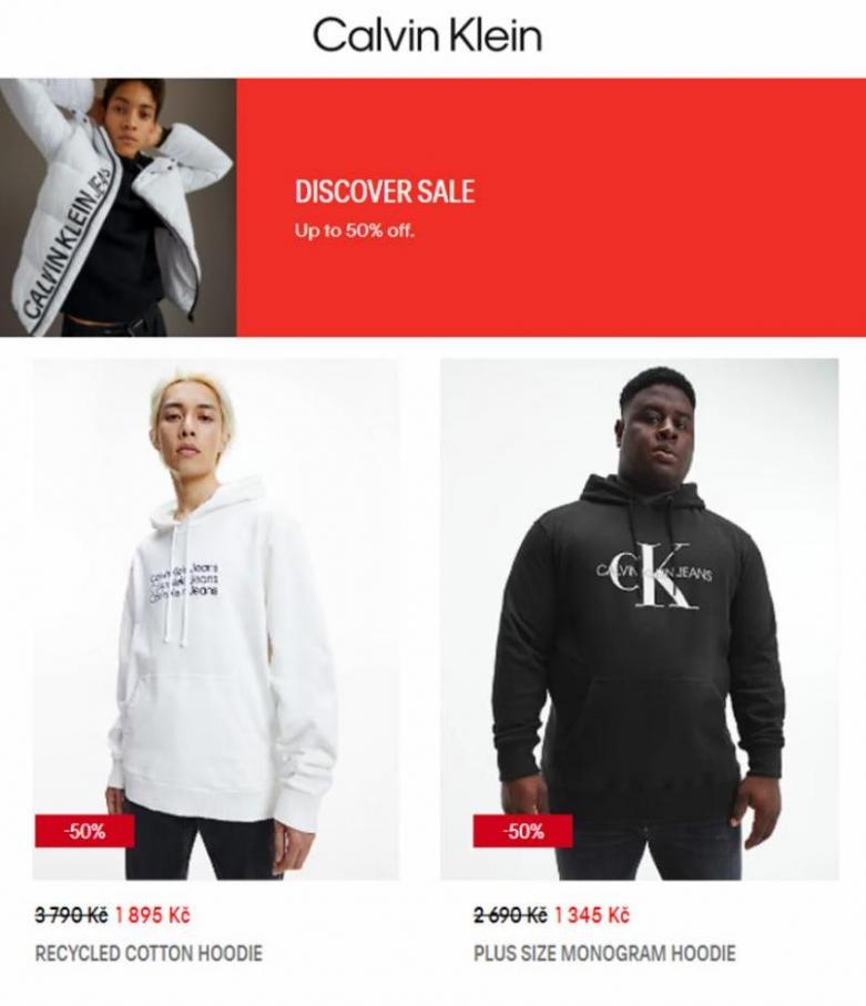 DISCOVER SALE  Up to 50% off. Calvin Klein (2022-02-01-2022-02-01)