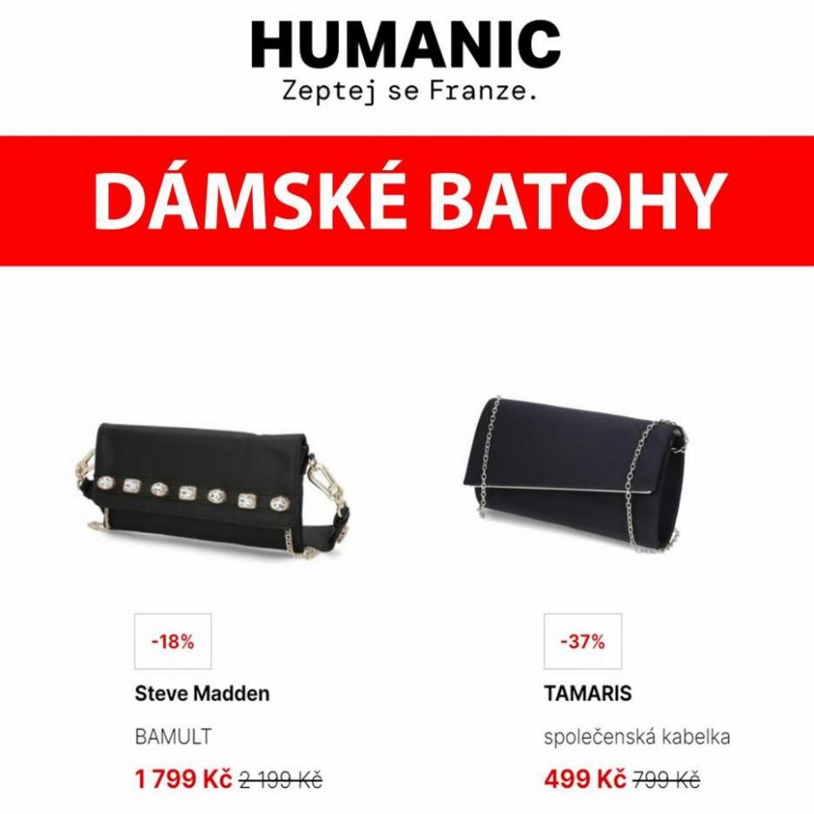Humanic  DÁMSKÉ BATOHY. Humanic (2022-01-19-2022-02-02)