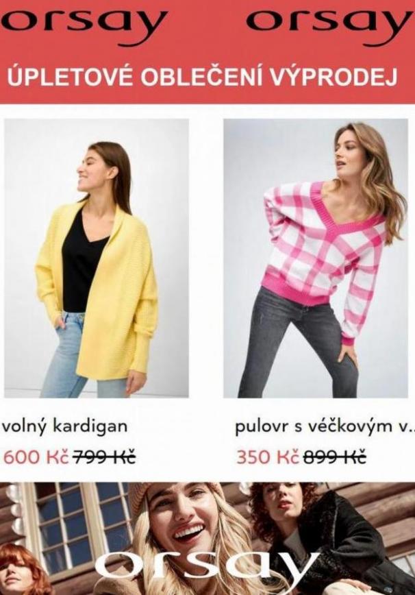 Orsay úpletové oblečení výprodej. Orsay (2022-02-25-2022-03-10)