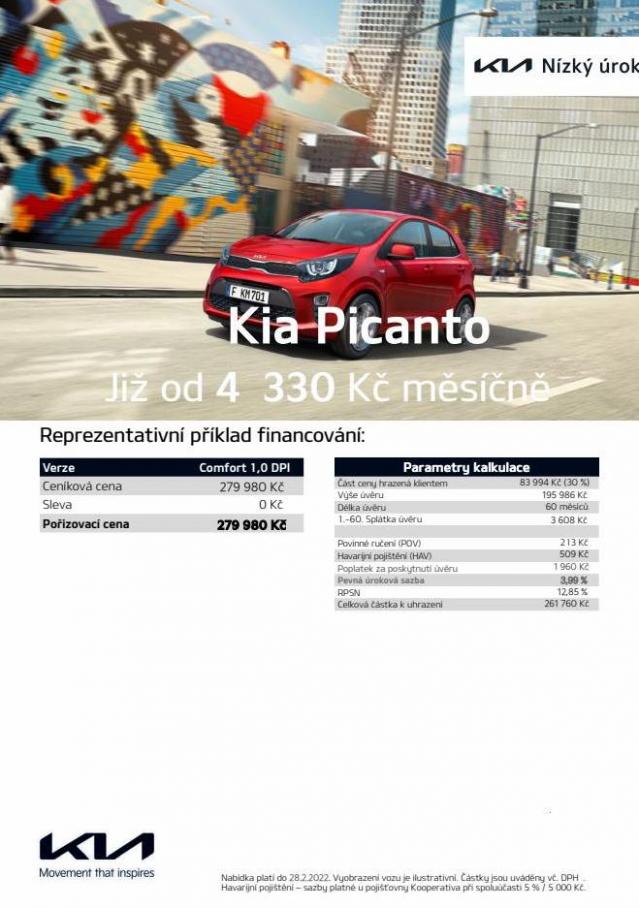 Kia Picanto Již od 4 330 Kč měsíčně. KIA (2022-02-25-2022-02-28)