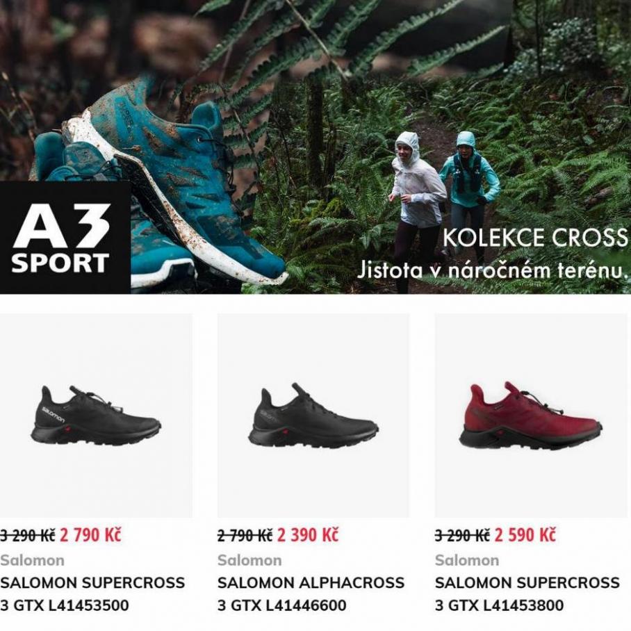 A3sport Kolekce trailové běžecké obuvi Salomon Cross klade důraz zejména na komfort.. A3 sport (2022-03-30-2022-04-13)