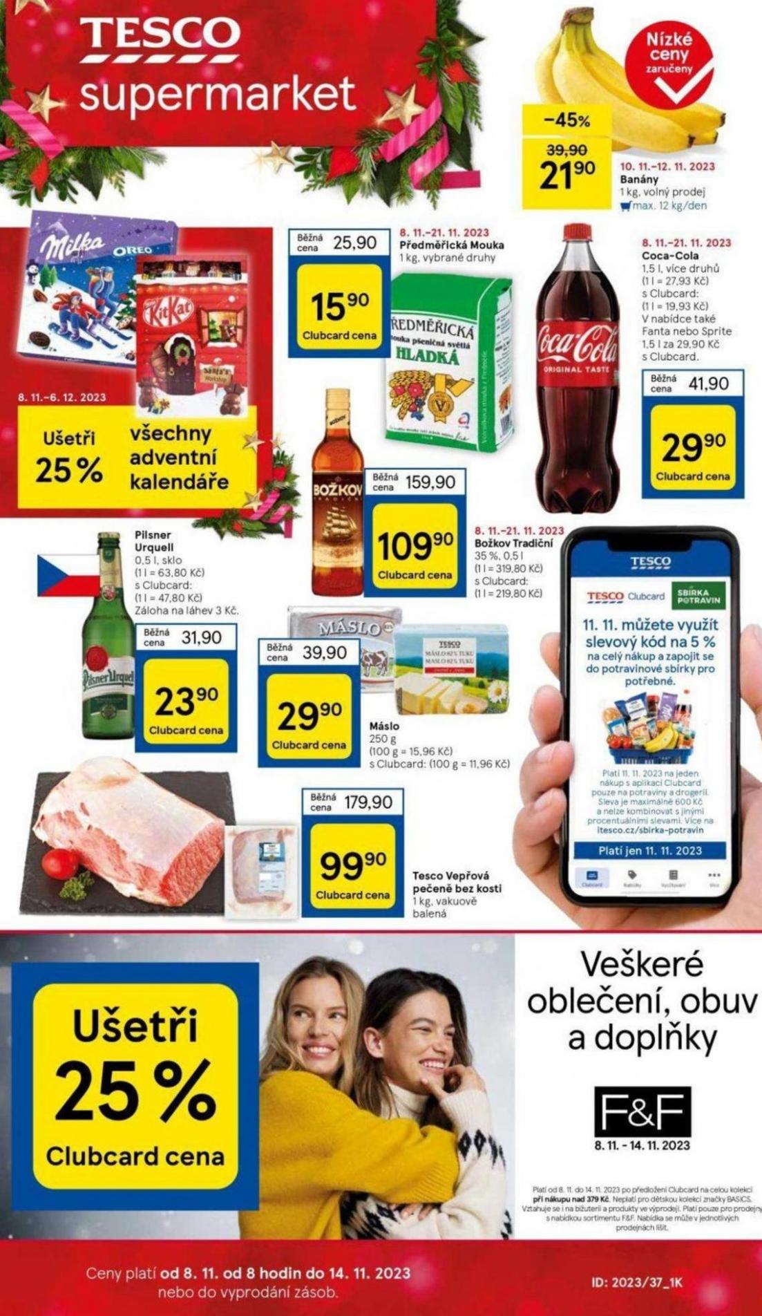 Tesco leták - Supermarkety - příští týden. Tesco (2023-11-14-2023-11-14)