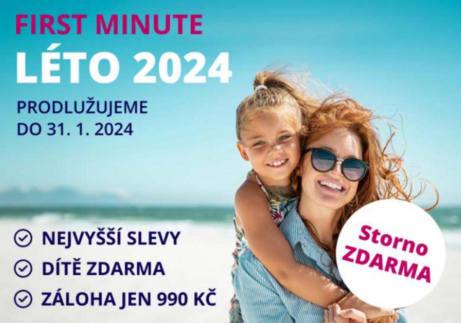 First Minute Léto 2024. Exim Tours (2024-01-31-2024-01-31)